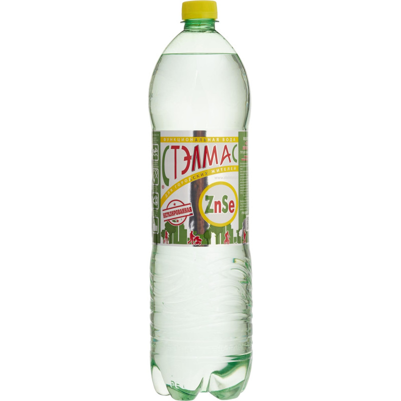 Вода питьевая Стэлмас негаз 1,5л. ПЭТ
