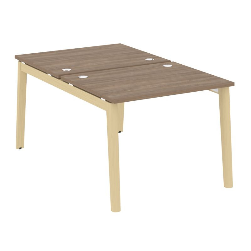 Onix Wood Рабочая станция OW.D.RS-2.1.8 Дуб Аризона/Дуб Светлый/Металл Белый 980*1635*750