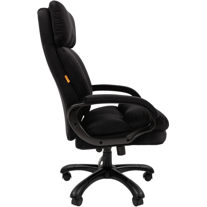 Кресло VT_Chairman Home 505 ткань Т-84 черный (черный пластик)