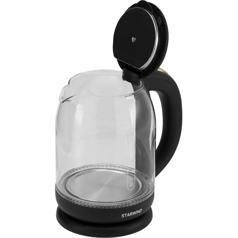 Чайник Starwind SKG1052 1.8л. 1500Вт коричневый (стекло)