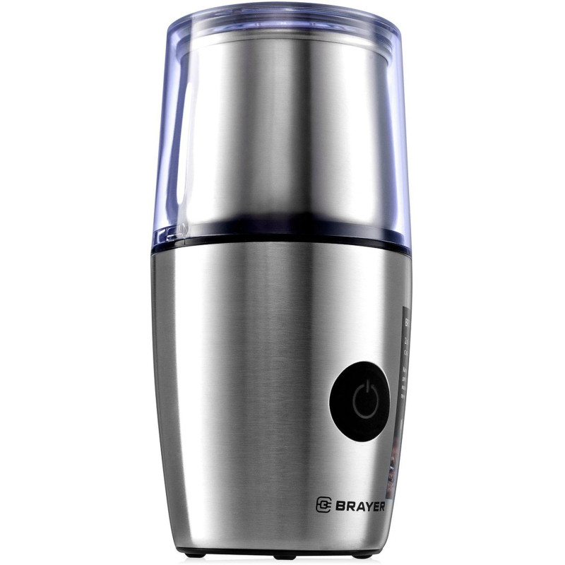 Кофемолка с капучинатором BRAYER BR1185,200Вт/20 Вт. 100гр/140 мл., таймер