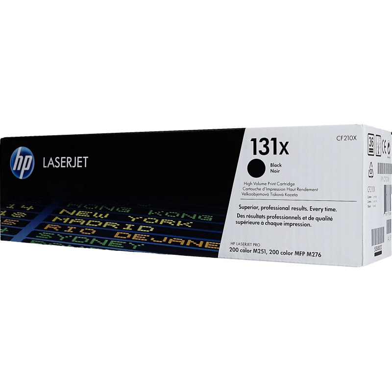 Картридж лазерный HP 131X CF210X чер. пов.емк. для LJ Pro M276/M251