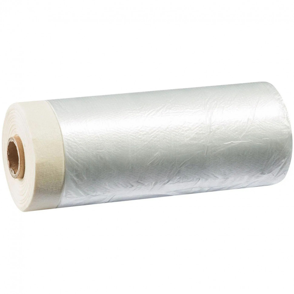 Пленка защитная с клейкой лентой БИБЕР 31816 1,4х33 м СПб