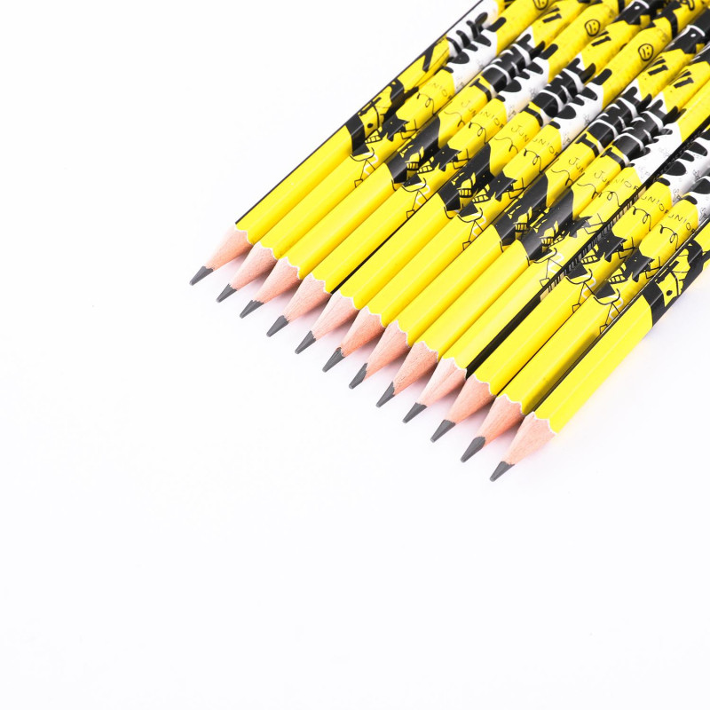 Карандаш чернографитный Deli Arti Graff,2B,дер,шестигр,с ласт