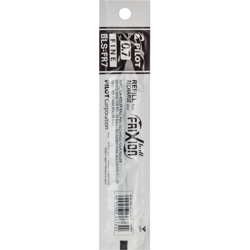 Стержень гелевый 111мм PILOT BLS-FR7 для Frixion BL-FR7 черный 0,35мм Стержень гелевый 111мм PILOT BLS-FR7 для Frixion BL-FR7 черный 0,35мм