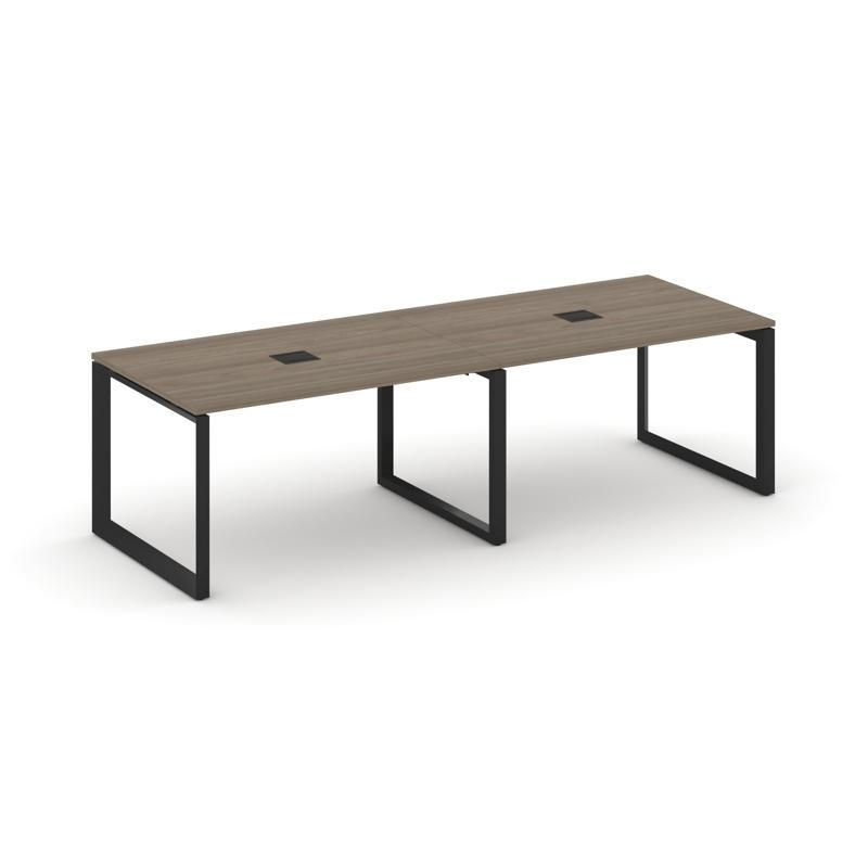 Style Project Стол переговорный SN-59O.SPRG-014 Вяз Благородный/Металл Черный 3160*980*750