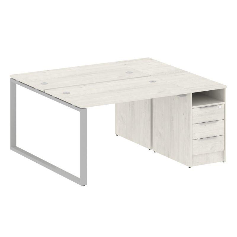 Metal System Рабочая станция с тумбой на О-образном м/к БО.РС-СТП-2.2 Дуб Наварра/Металл Серый 1612* Metal System Рабочая станция с тумбой на О-образном м/к БО.РС-СТП-2.2 Дуб Наварра/Металл Серый 1612*