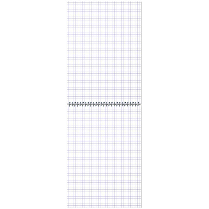 Блокнот на спирали А4 80л  Attache клетка, обложка Plastic