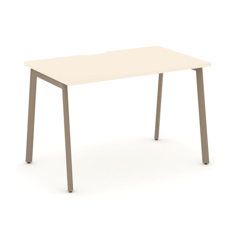 Estetica Стол письменный ES.SP-2-VP Сатин/Металл Латте 1180*730*750