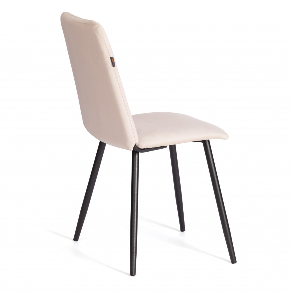 Стул обеденный Asti TREND, велюр, бежевый/черный, 7