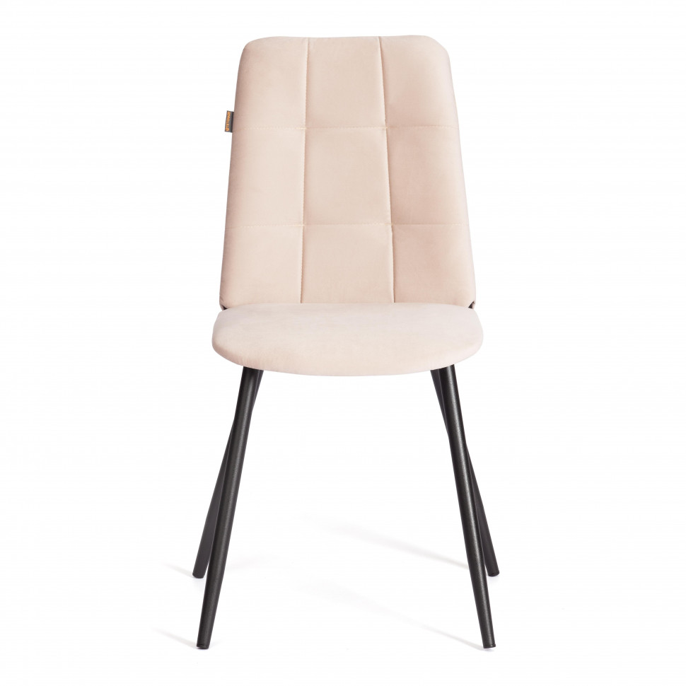 Стул обеденный Asti TREND, велюр, бежевый/черный, 7