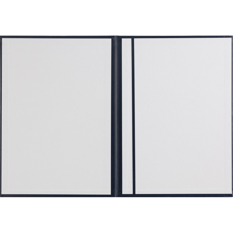 Папка адресная без тиснения бумвинил с поролоном синяя