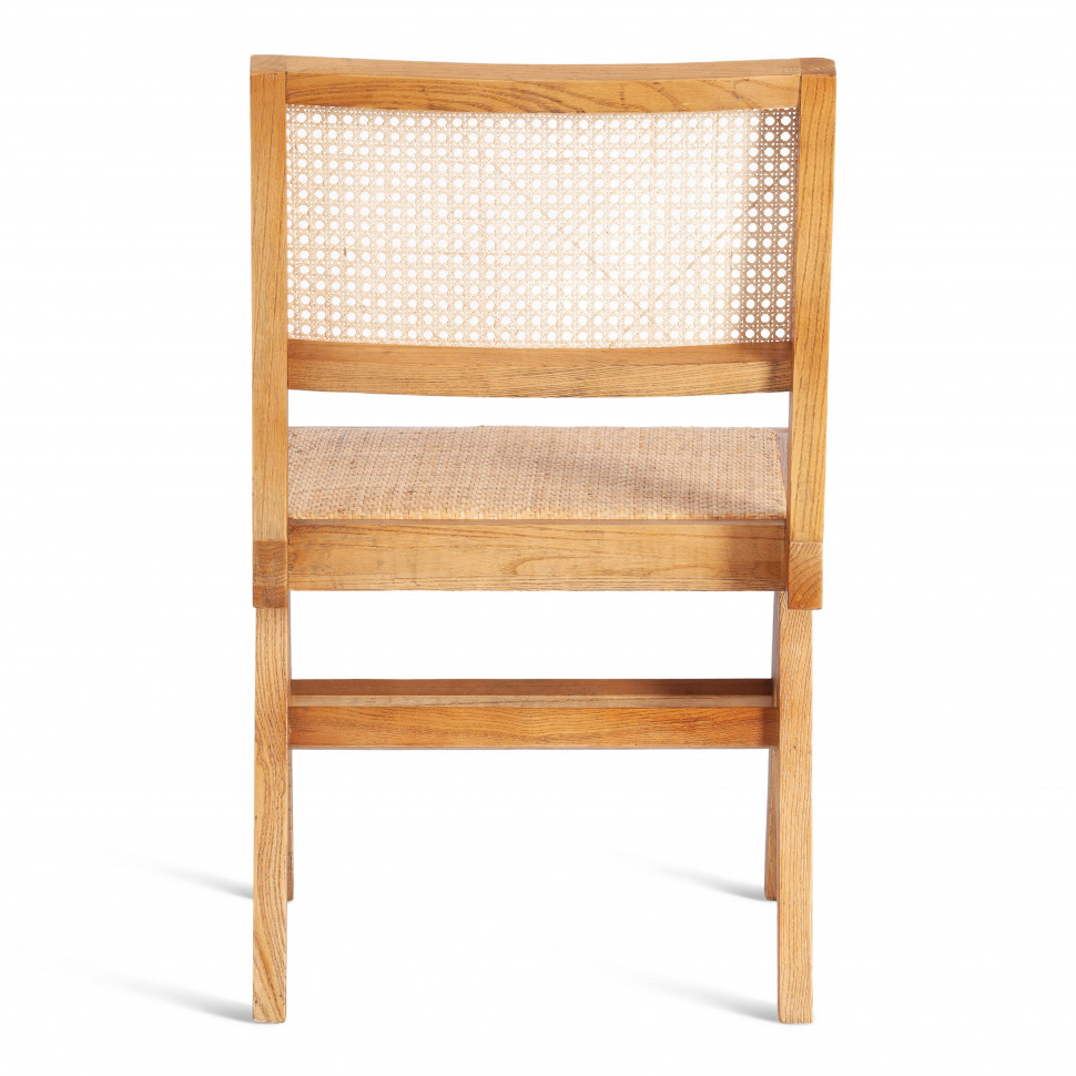 Стул LOKI дерево вяз/ротанг, 51х44х86 см, Груша (№3)
