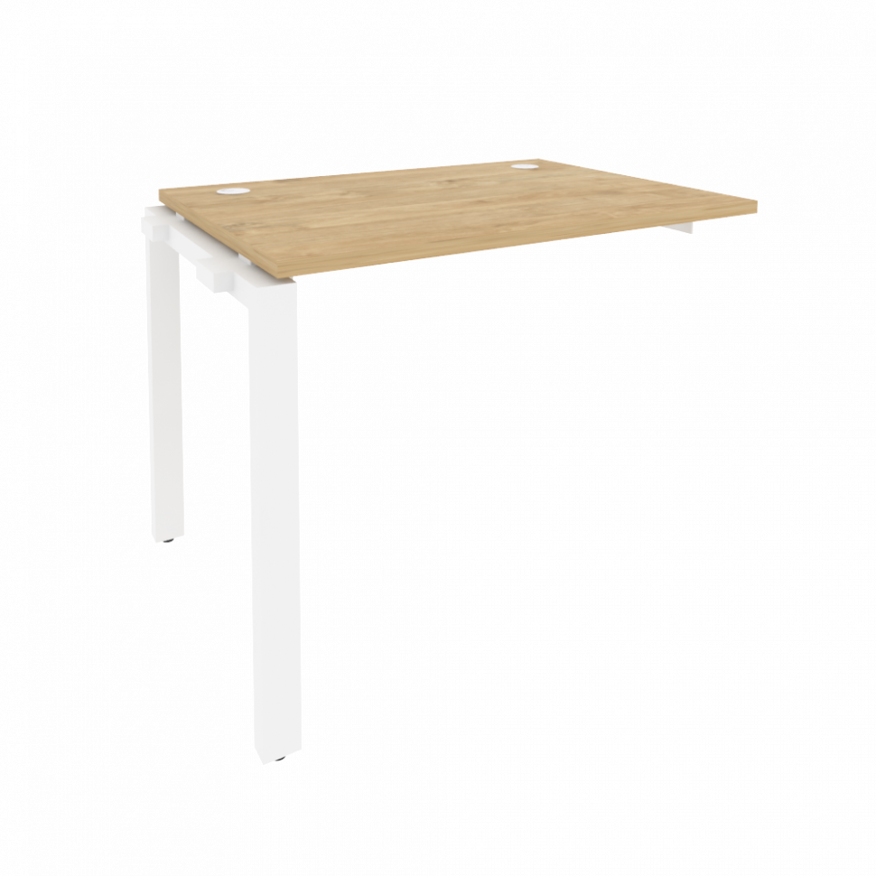 Onix Наборный элемент рабочей станции на П-образном м/к O.MP-1.NRS-1.7 Тиквуд Светлый/Металл Белый 9 Onix Наборный элемент рабочей станции на П-образном м/к O.MP-1.NRS-1.7 Тиквуд Светлый/Металл Белый 9