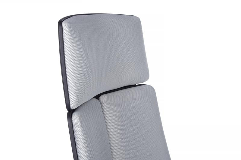 Кресло Ай Кью РВ RCH 8989 Черный пластик/Светло-серый