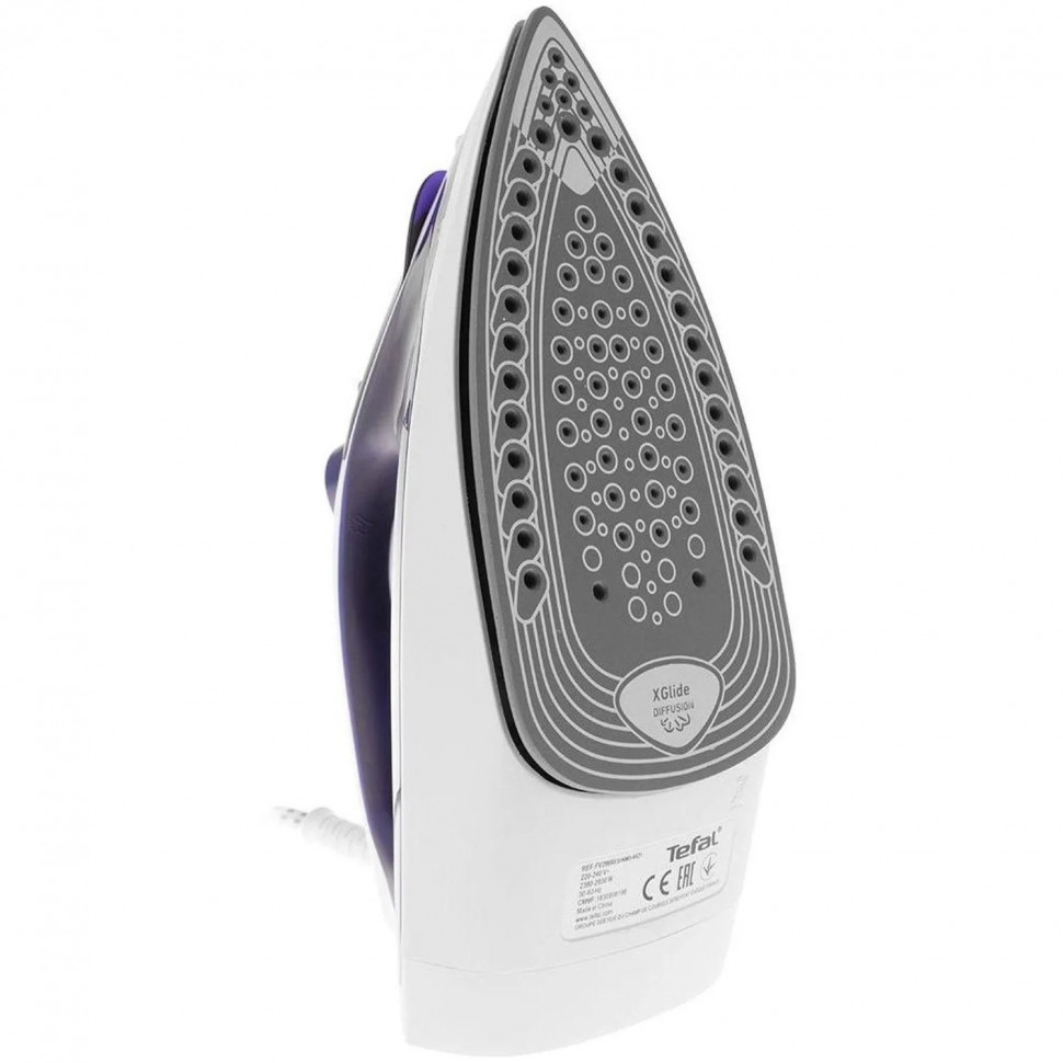 Утюг Tefal FV2837E0, 2400ВТ, белый/синий