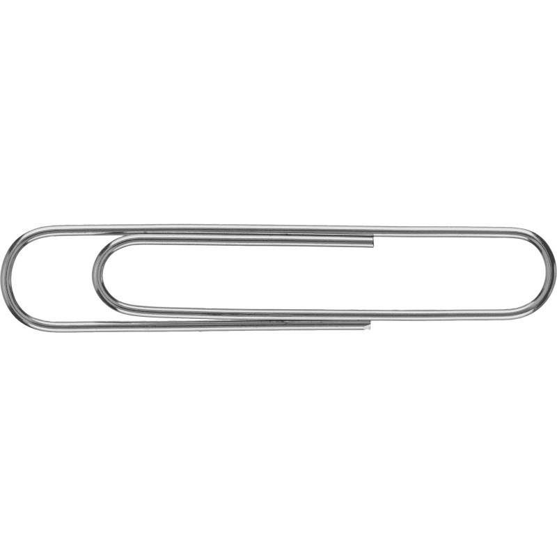 Скрепки Attache никелированные 50 мм, негофрированные, 50шт/уп Скрепки Attache никелированные 50 мм, негофрированные, 50шт/уп