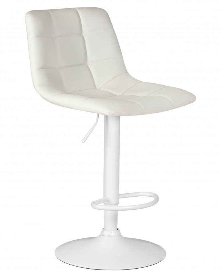 Стул барный DOBRIN TAILOR WHITE, белый PU