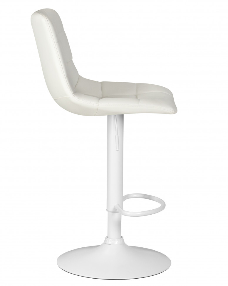 Стул барный DOBRIN TAILOR WHITE, белый PU