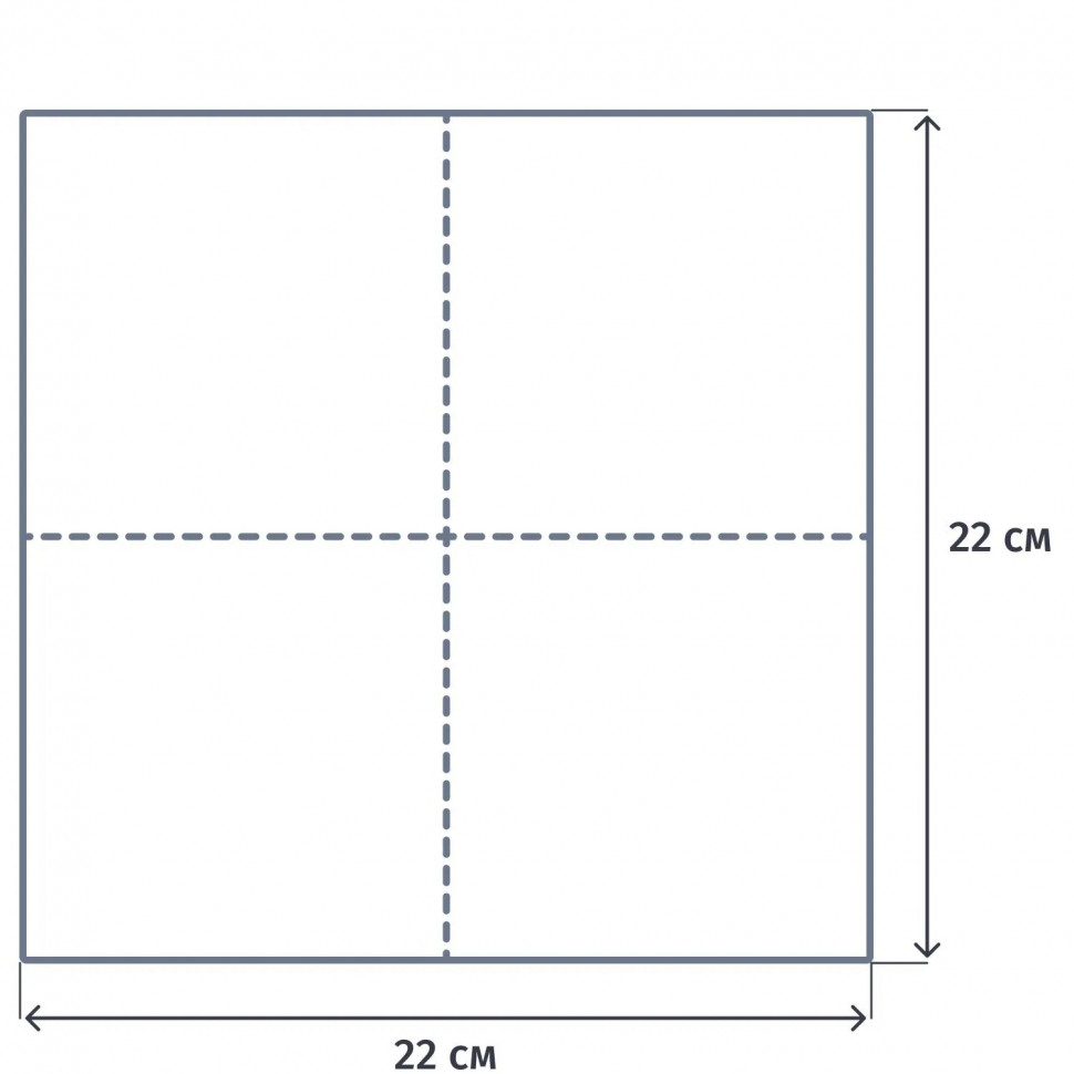 Салфетки бумажные 1сл 22х22см с тиснением белые целлюлоза 100шт/уп_Спб Салфетки бумажные 1сл 22х22см с тиснением белые целлюлоза 100шт/уп_Спб