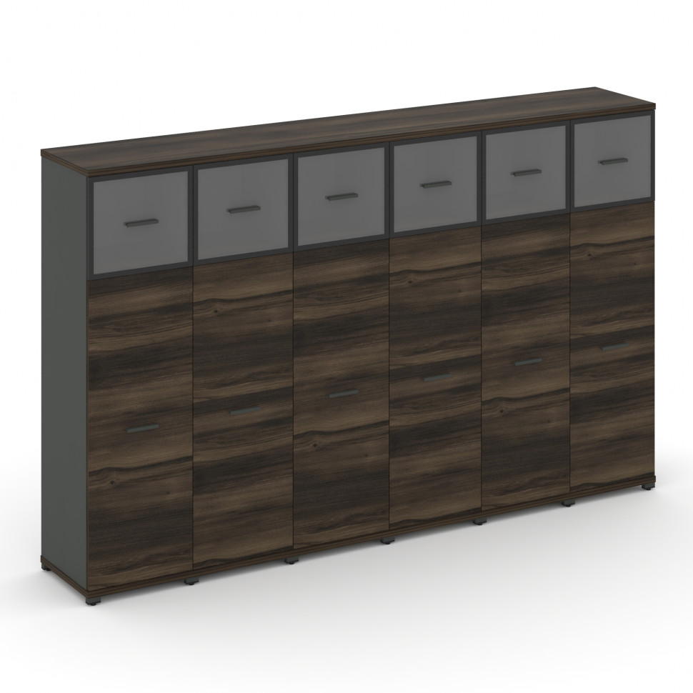 Concept Шкаф 6 узких секций, 4 ниши CN.STU-464 RPB A Дуб Мали/Антрацит/Металл Антрацит/Прозрачный 25 Concept Шкаф 6 узких секций, 4 ниши CN.STU-464 RPB A Дуб Мали/Антрацит/Металл Антрацит/Прозрачный 25