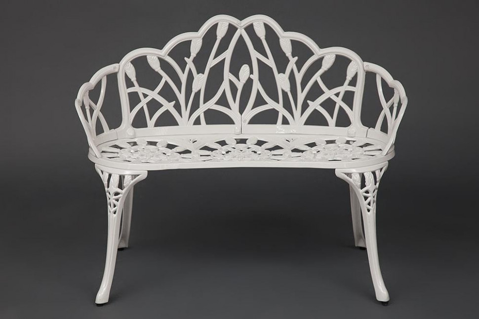 Скамья Secret De Maison Strauss (Штраус) алюминиевый сплав, 99хх56х76см, butter white