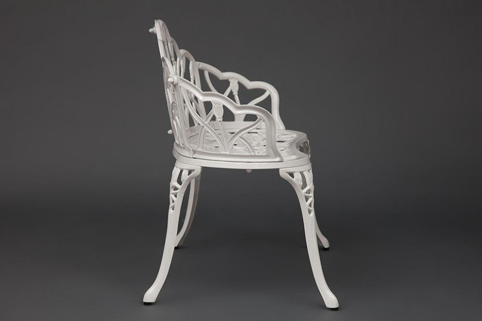 Скамья Secret De Maison Strauss (Штраус) алюминиевый сплав, 99хх56х76см, butter white