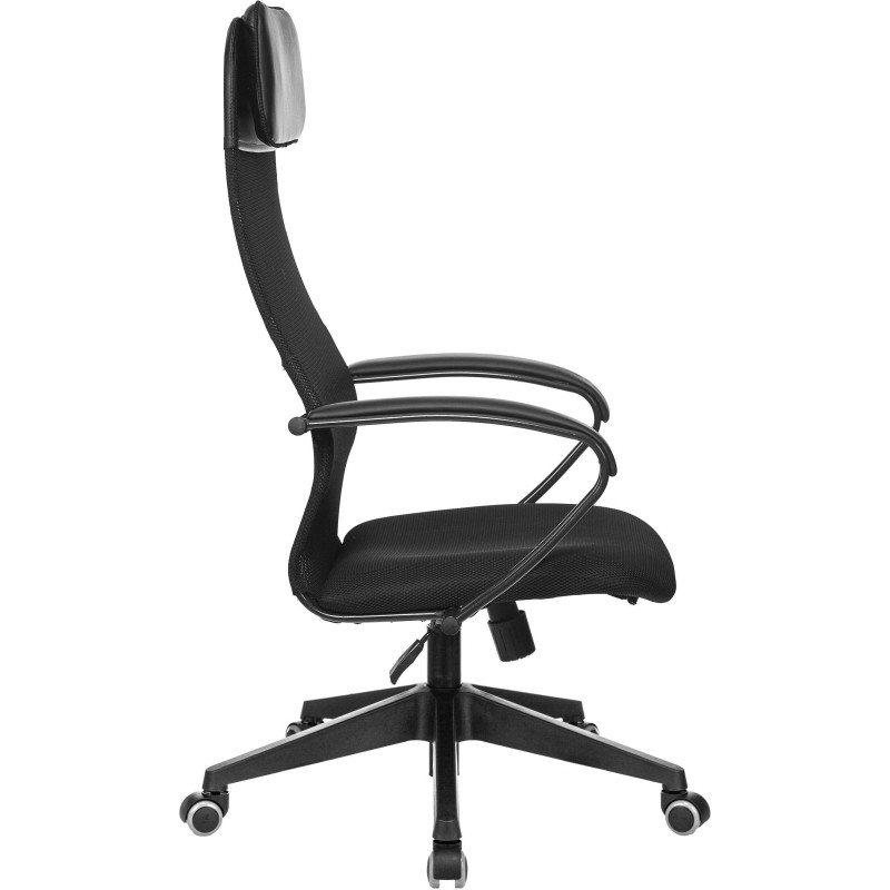 Кресло 0MX_VB_EChair-655 TTW сетка/ткань черный, пластик