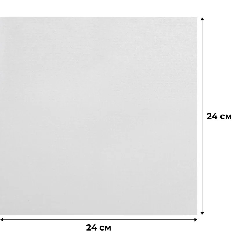 Салфетки бумажные FOCUS Economic Choice белые 24x24 см 1сл 100 шт/уп МСК