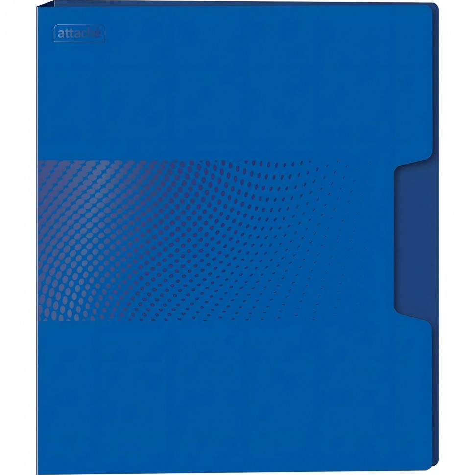 Скоросшиватель пластиковый с пруж.мех. Attache  Digital, синий