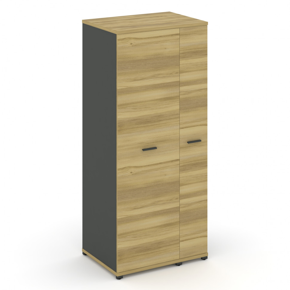 Concept Гардероб широкий глубокий CN.GB-004 A Дуб Винченцо/Антрацит/Металл Антрацит 836*600*1922