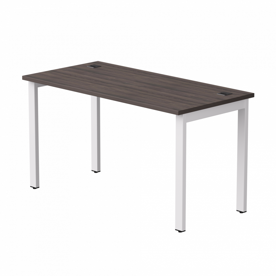 Стол прямой Everprof EVO (ЭВО) на металлокаркасе 1380х670х755 мм Дуб Пасадена/Белый