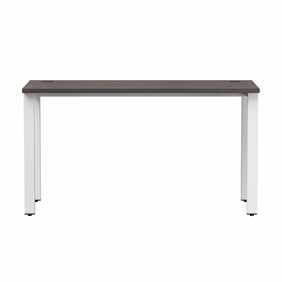 Стол прямой Everprof EVO (ЭВО) на металлокаркасе 1380х670х755 мм Дуб Пасадена/Белый