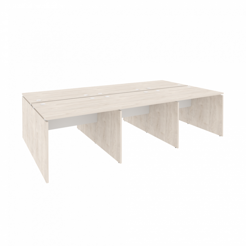 Onix Рабочая станция O.D.RS-6.1.8 Денвер Светлый/Белый Бриллиант 2940*1635*750 Onix Рабочая станция O.D.RS-6.1.8 Денвер Светлый/Белый Бриллиант 2940*1635*750