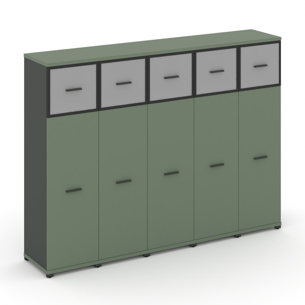 Concept Шкаф 5 узких секций, 4 ниши CN.STU-454 RMB A Кобо/Антрацит/Металл Антрацит/Сатин 2084*420*15 Concept Шкаф 5 узких секций, 4 ниши CN.STU-454 RMB A Кобо/Антрацит/Металл Антрацит/Сатин 2084*420*15