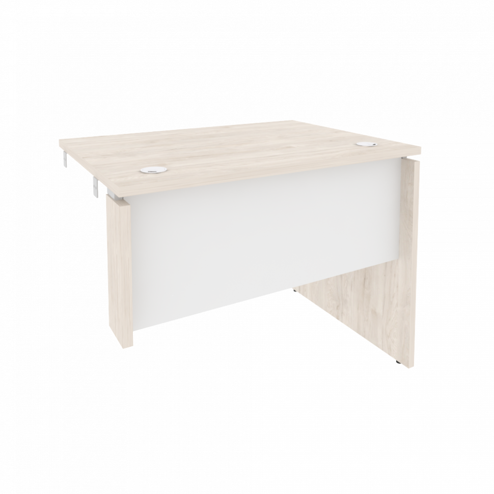 Onix Стол-приставка правый к опорным элементам O.SPR-1.7 (R) Денвер Светлый/Белый Бриллиант 980*720*