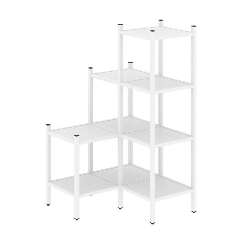 Loft Угловой внутренний стеллаж VR.L-36 Белый Бриллиант/Металл Белый 862*862*1458