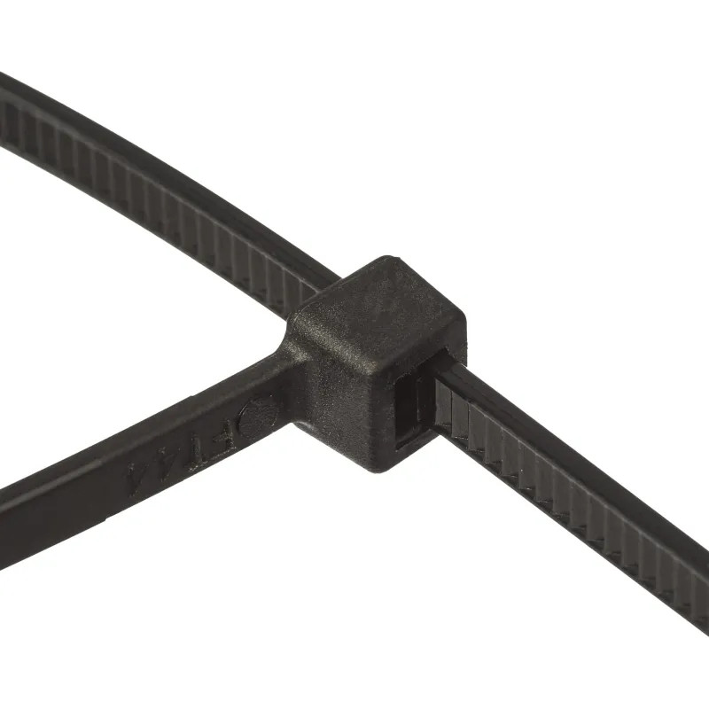 Хомут стяжка нейлоновая TOPFORT 4х300 (3,6х300 мм) чёрный 100 шт/уп