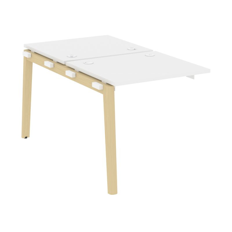 Onix Wood Наборный эл. раб. станции OW.2.NRS-0.7 Белый Бриллиант/Дуб Светлый/Металл Белый 780*1475*7