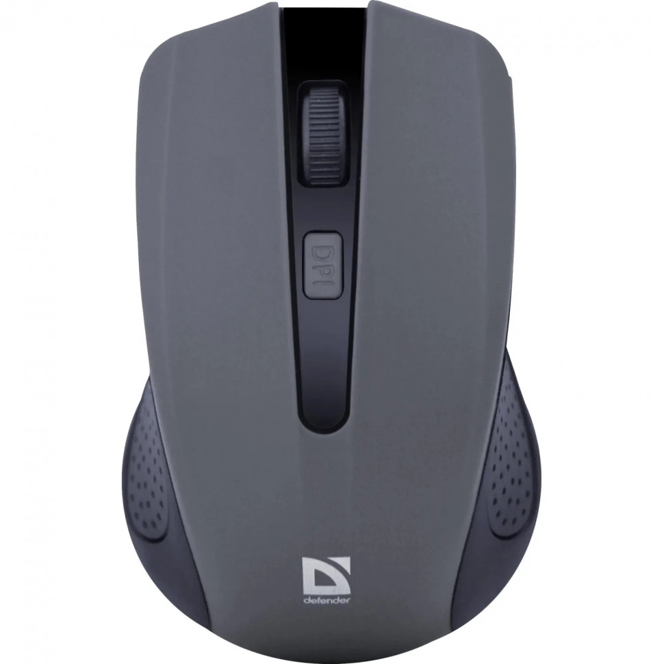 Мышь компьютерная Defender Accura MM-935 беспр.серый, 4кн,800-1600dpi 52936