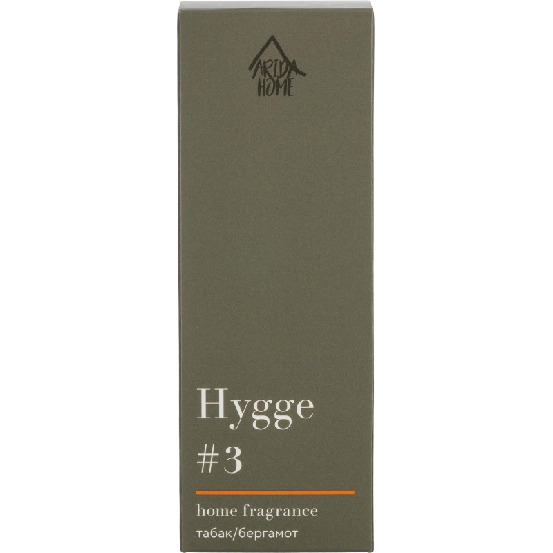 Аромадиффузор с палочками Hygge #3 Табак и Бергамот 50 мл АР 100-016