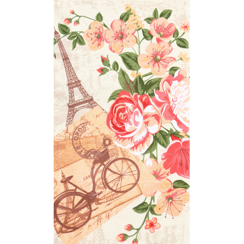 Набор полотенец 35х60- 4 шт., вафля 160 гр/м2, Париж, ассорти