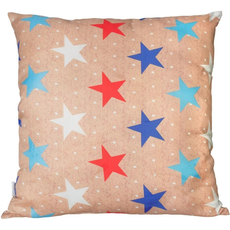 Подушка 70х70 см Эконом (иск.леб.пух/лавсан ПЭ 100%), ассорти