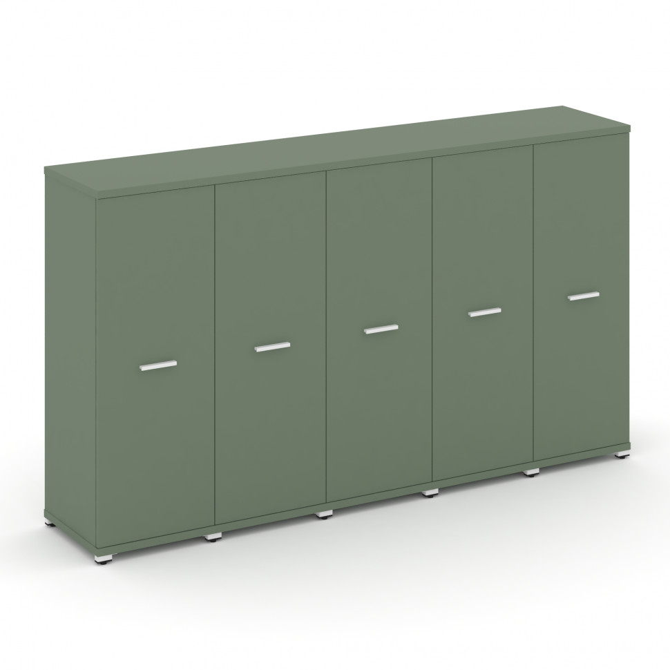 Concept Шкаф 5 узких секций, 3 ниши CN.STU-356 W Кобо/Металл Белый 2084*420*1186