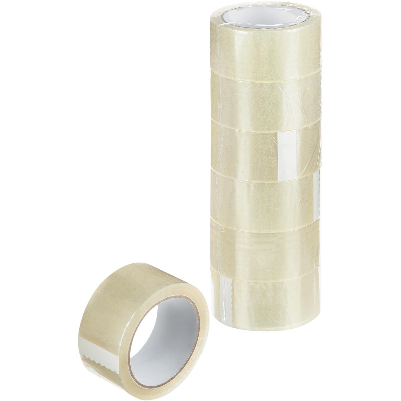 Клейкая лента упаковочная 48мм х 100м 47мкм прозрачный СПб