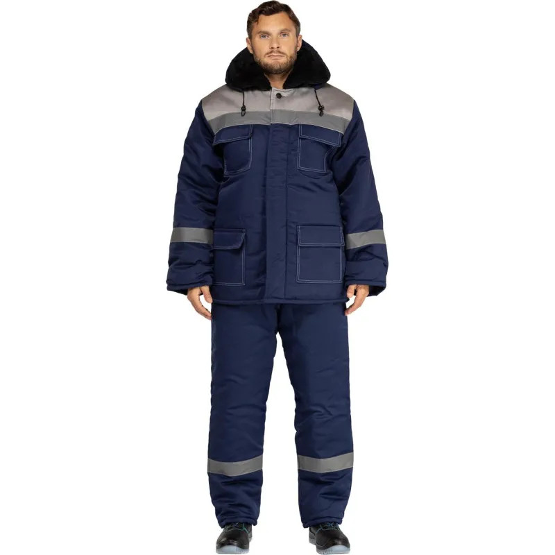 Костюм зимний муж з35-КБР синий/сер ( 60-62) 158-164 (Арсенал-СП)