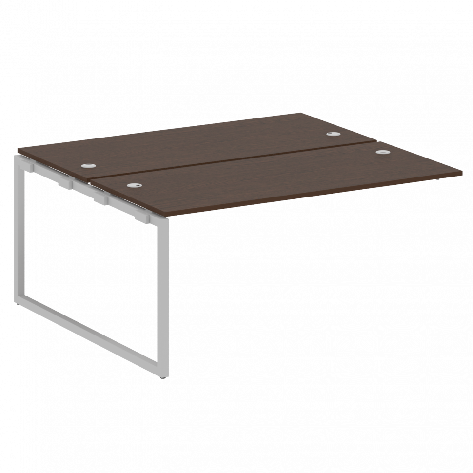 Metal System Quattro Проходной элемент рабочей станции на О-образном м/к 40БО.ПРС-СП-2.4 Венге Цаво/ Metal System Quattro Проходной элемент рабочей станции на О-образном м/к 40БО.ПРС-СП-2.4 Венге Цаво/