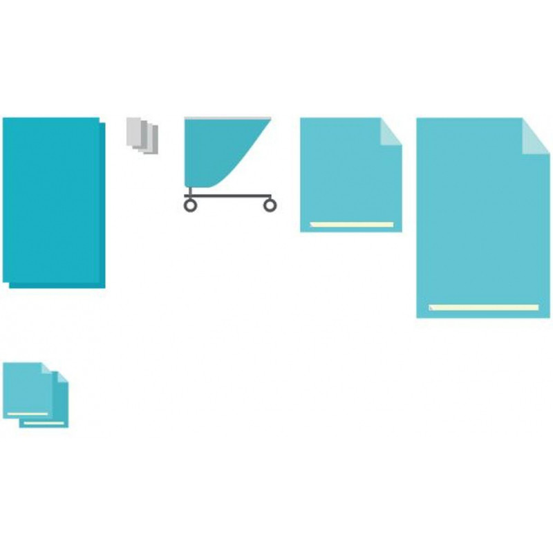 Мед.однораз. белье КБО - 03 (для общей хирургии), стерил  Гекса