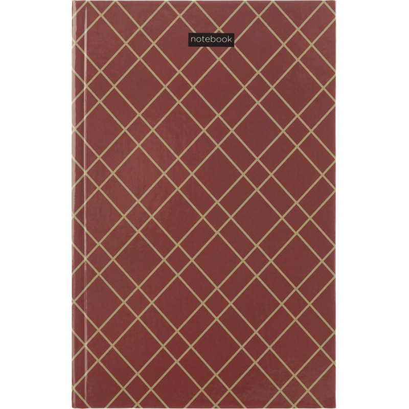 Ежедневник недатированный 7БЦ,пленка глянц,А5,128л Attache, бордовый