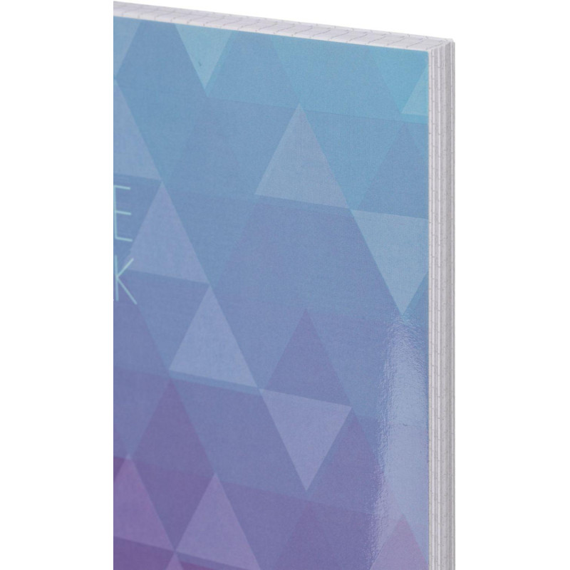 Тетрадь общая Attache Cristal,120л,клет,А4,спир,обл.мел.карт